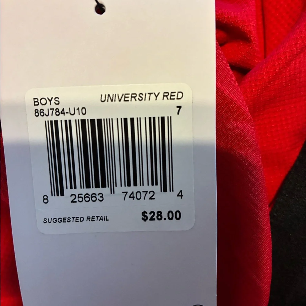 Nike Kids Red Long Sleeve Shirt size 7 kids New